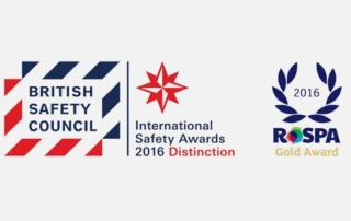 Insights - Bachy Soletanche’s Double Safety Success for 2016 - British Safety Council RoSPA Gold logos