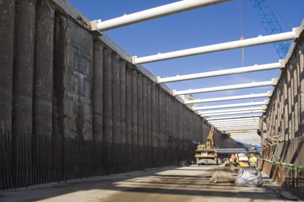 Retaining Wall Solution - New Tyne Tunnel Project - Diaphragm Wall Secant Wall Contiguous Wall CFA (7)