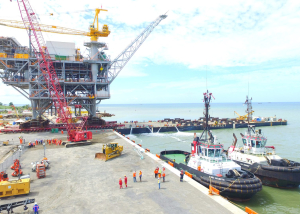 Brighton Port Transfer of Juniper after completion of Berth 2